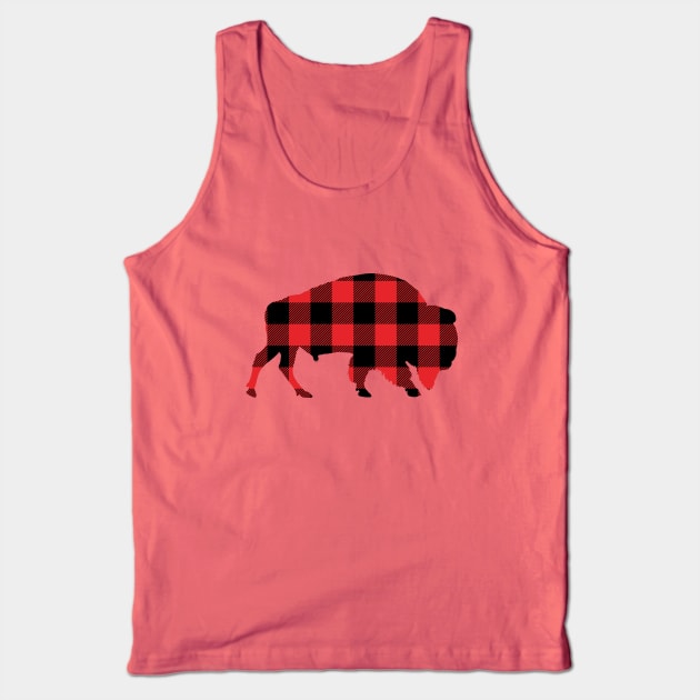 Buffalo Plaid Tee 1 Tank Top by thedesignfarmer